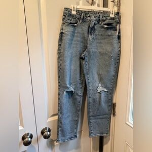 NWOT OLDNAVY WOMENS SIZE 8 high rise curvy OG straight with secret smooth pocket